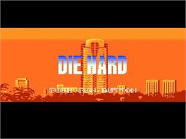 Title screen of Die Hard on the NEC PC Engine.