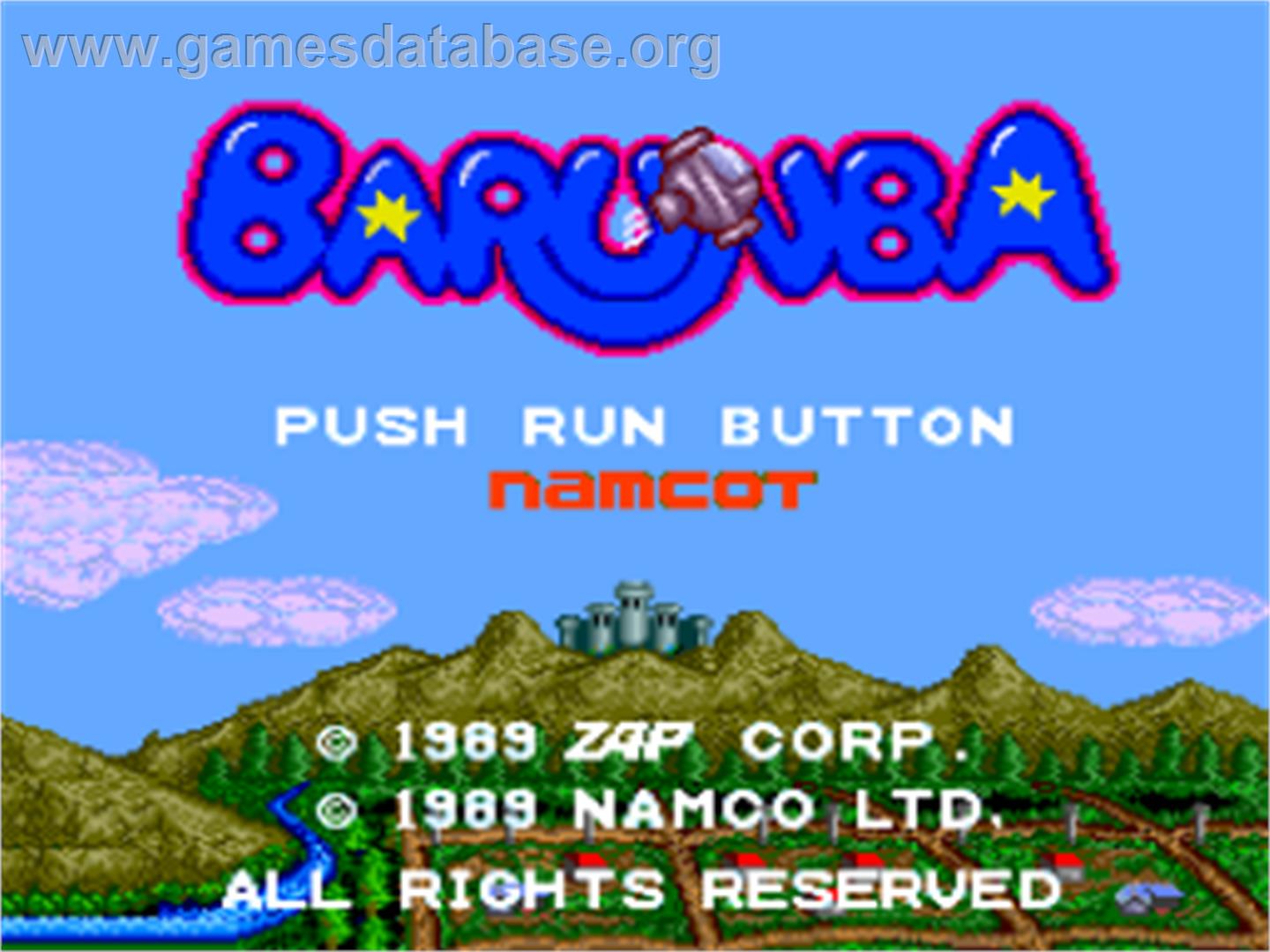 Barunba - NEC PC Engine - Artwork - Title Screen