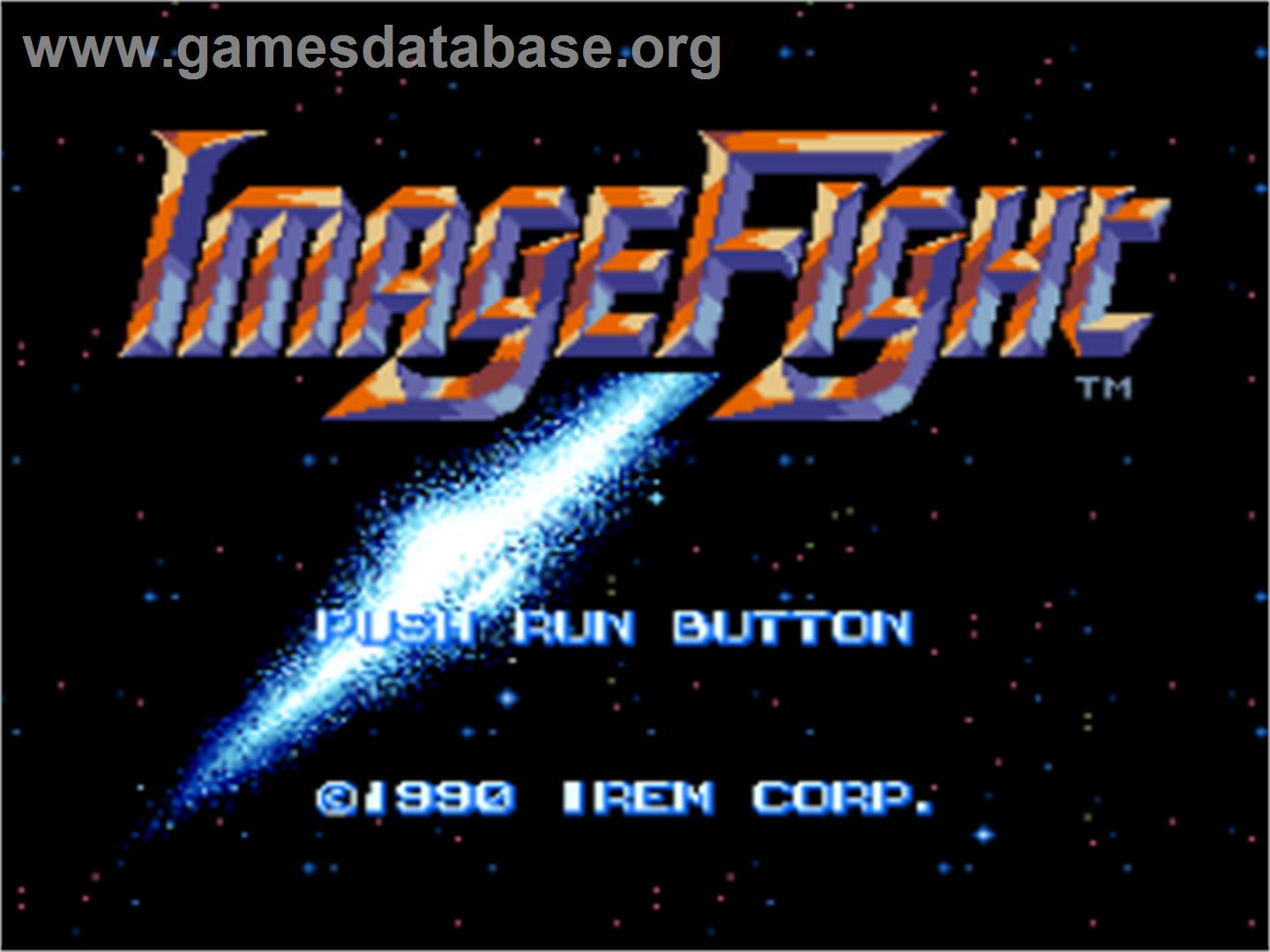 Image Fight - NEC PC Engine - Artwork - Title Screen