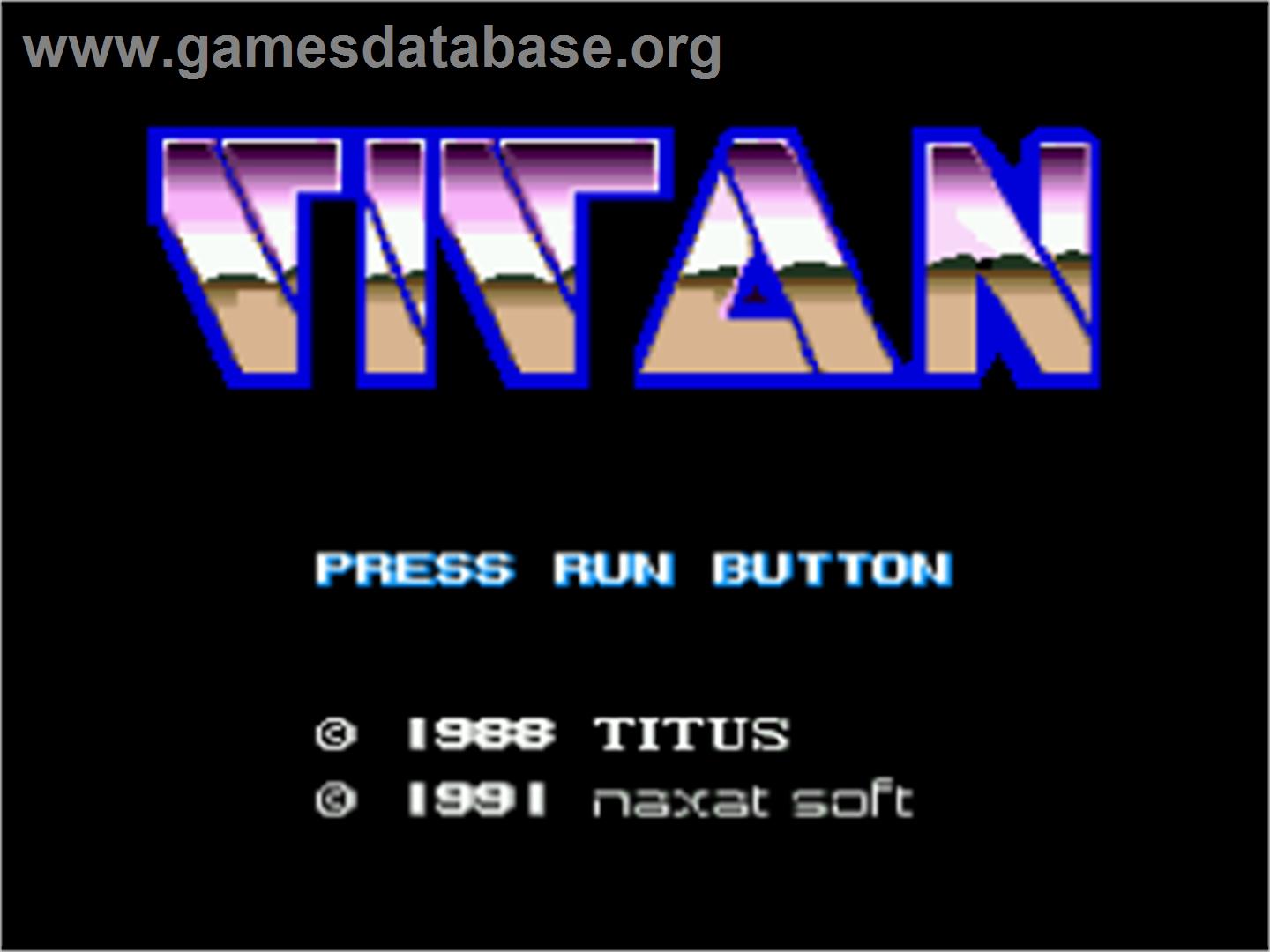 Titan - NEC PC Engine - Artwork - Title Screen