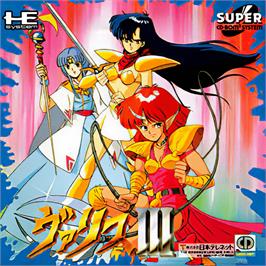 Box cover for Valis 3 on the NEC PC Engine CD.