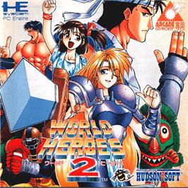 Box cover for World Heroes 2 on the NEC PC Engine CD.