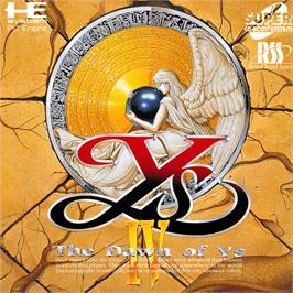 Box cover for Ys IV: The Dawn of Ys on the NEC PC Engine CD.