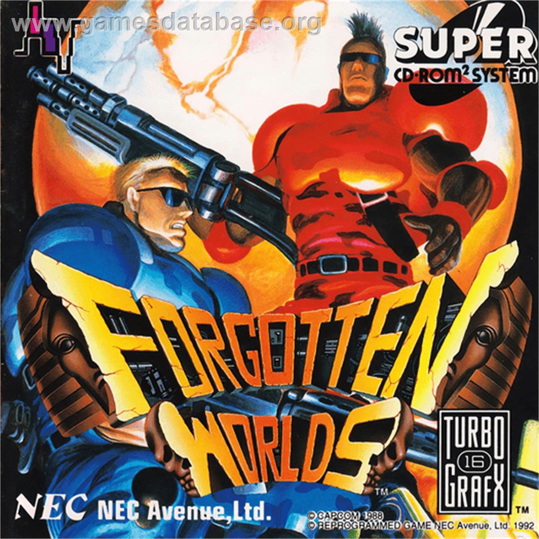 Forgotten Worlds - NEC PC Engine CD - Artwork - Box