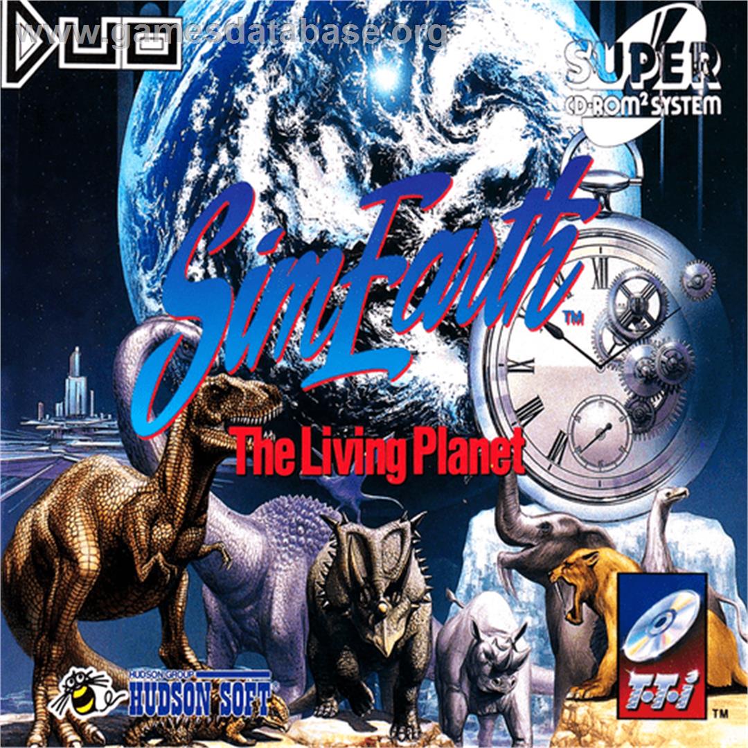 Sim Earth: The Living Planet - NEC PC Engine CD - Artwork - Box