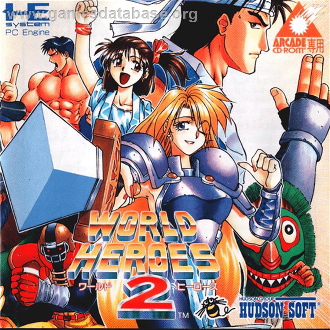 World Heroes 2 - NEC PC Engine CD - Artwork - Box