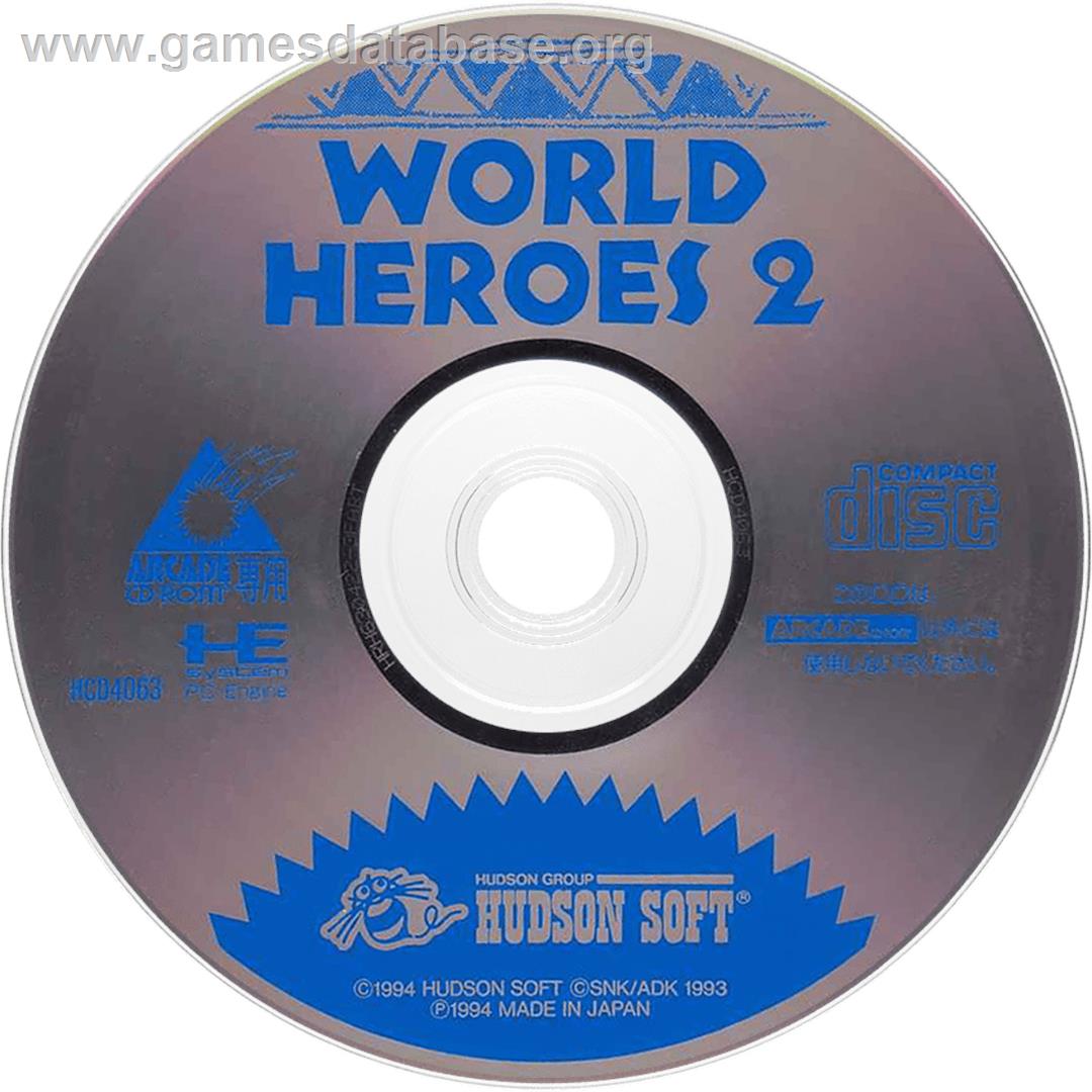 World Heroes 2 - NEC PC Engine CD - Artwork - CD