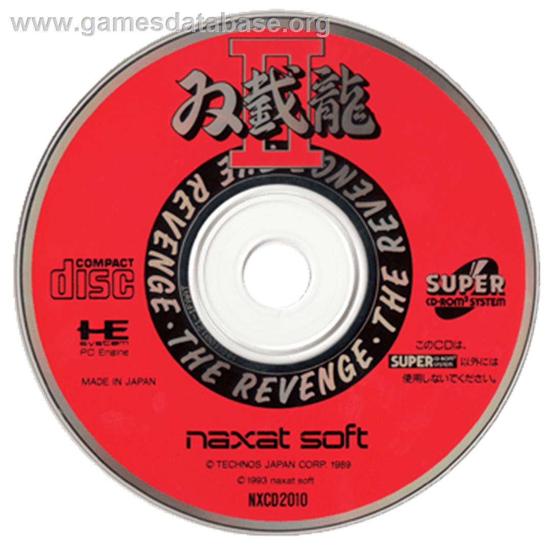 Double Dragon II - The Revenge - NEC PC Engine CD - Artwork - Disc