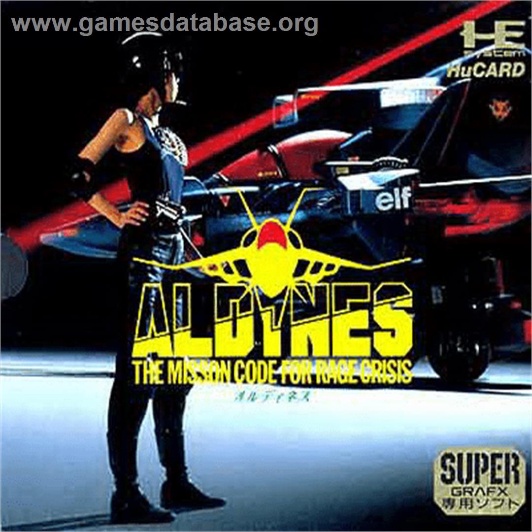 Aldynes - NEC SuperGrafx - Artwork - Box