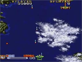In game image of 1941 - Counter Attack on the NEC SuperGrafx.