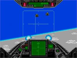 In game image of Battle Ace on the NEC SuperGrafx.