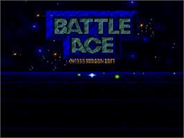 Title screen of Battle Ace on the NEC SuperGrafx.