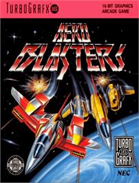 Box cover for Air Buster on the NEC TurboGrafx-16.