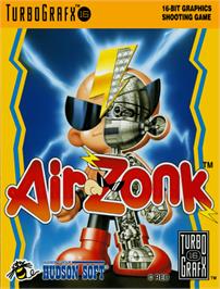 Box cover for Air Zonk on the NEC TurboGrafx-16.