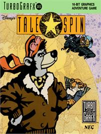 Box cover for Disney's TaleSpin on the NEC TurboGrafx-16.