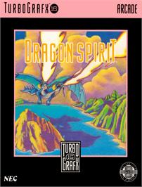 Box cover for Dragon Spirit: The New Legend on the NEC TurboGrafx-16.
