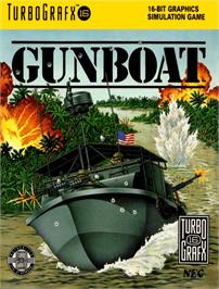 Box cover for Gunboat on the NEC TurboGrafx-16.