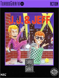 Box cover for J.J. & Jeff on the NEC TurboGrafx-16.