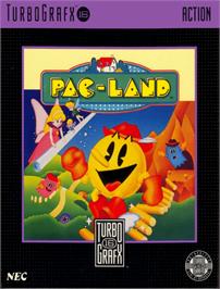Box cover for Pac-Land on the NEC TurboGrafx-16.