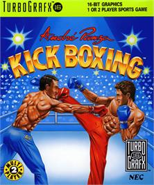 Box cover for Panza Kick Boxing on the NEC TurboGrafx-16.