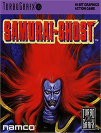 Box cover for Samurai Ghost on the NEC TurboGrafx-16.