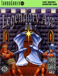 Box cover for The Legendary Axe II on the NEC TurboGrafx-16.
