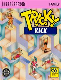 Box cover for Tricky Kick on the NEC TurboGrafx-16.