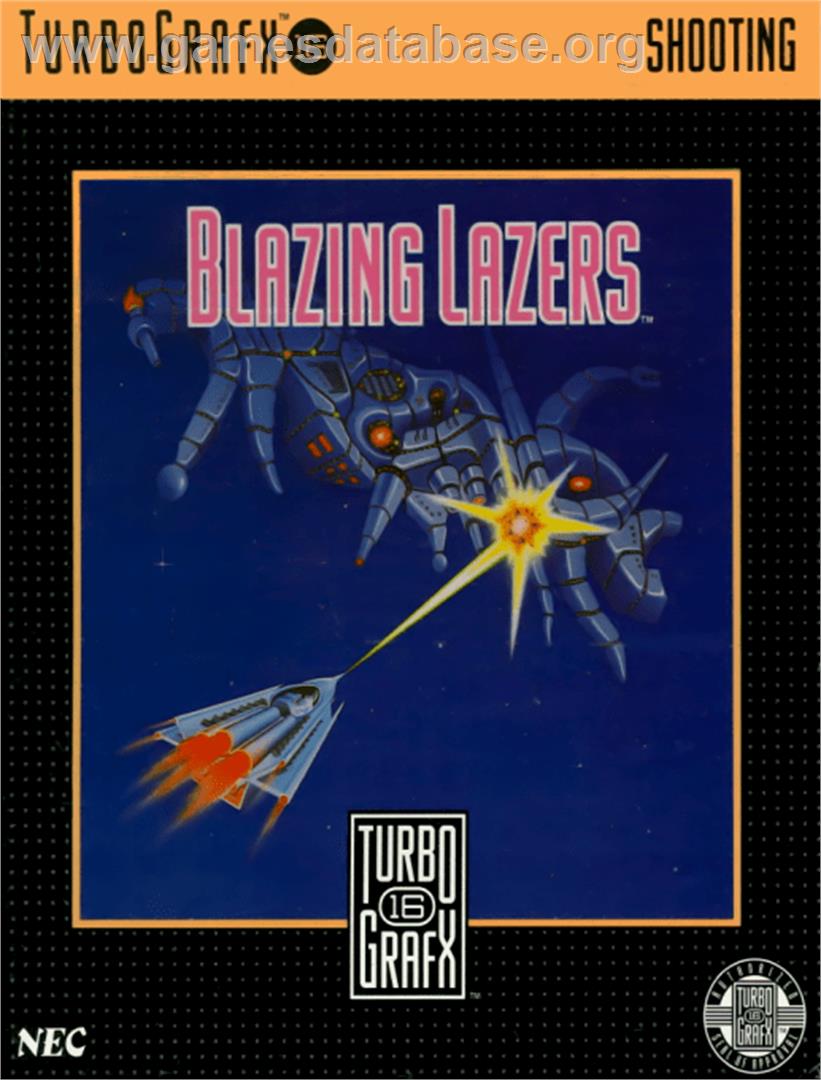 Blazing Lazers - NEC TurboGrafx-16 - Artwork - Box