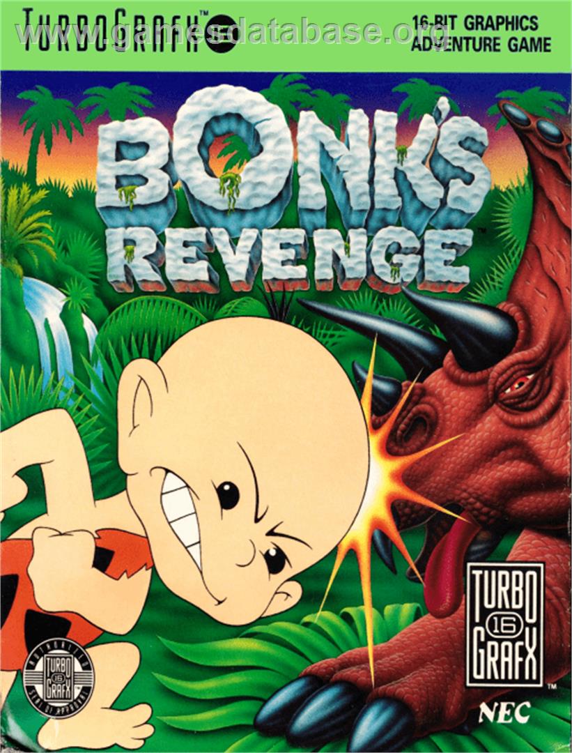 Bonk's Revenge - NEC TurboGrafx-16 - Artwork - Box