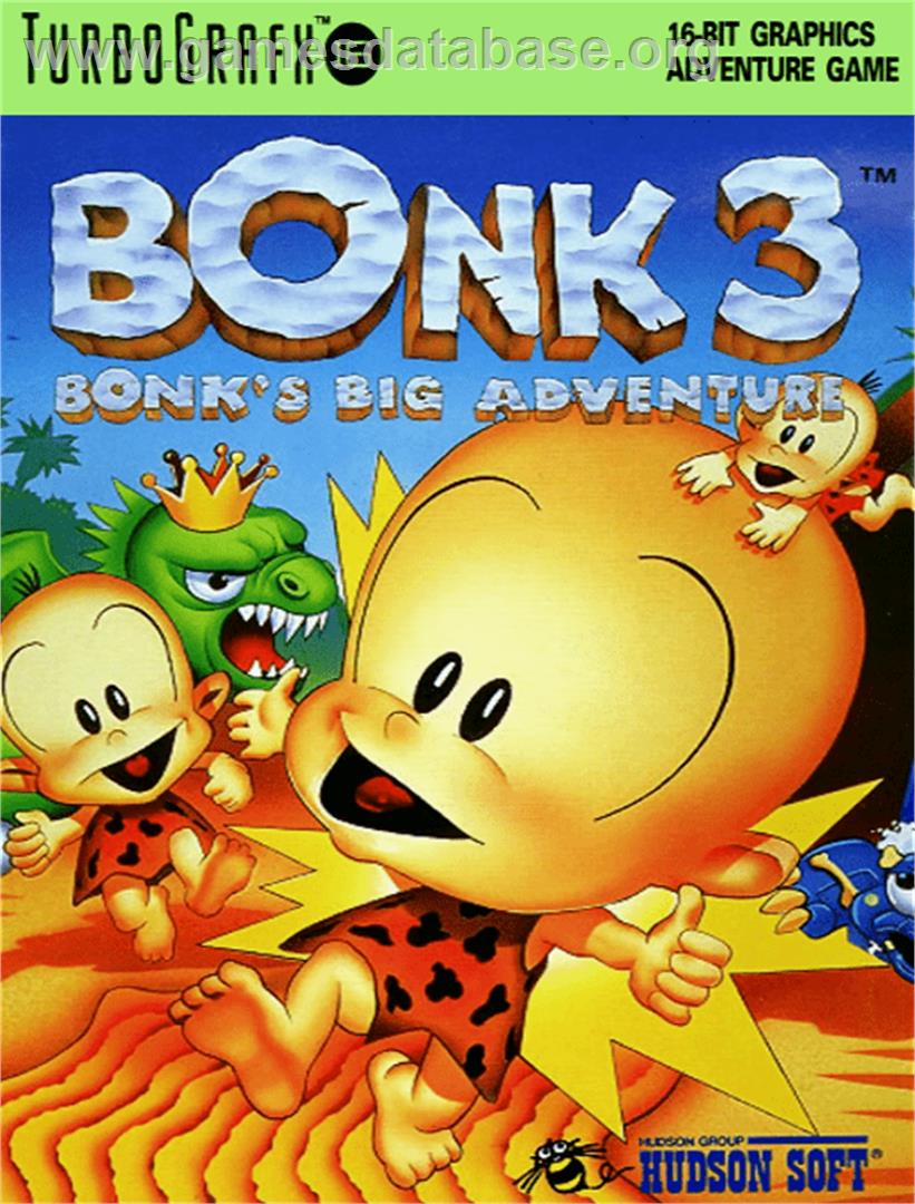 Bonk 3: Bonk's Big Adventure - NEC TurboGrafx-16 - Artwork - Box