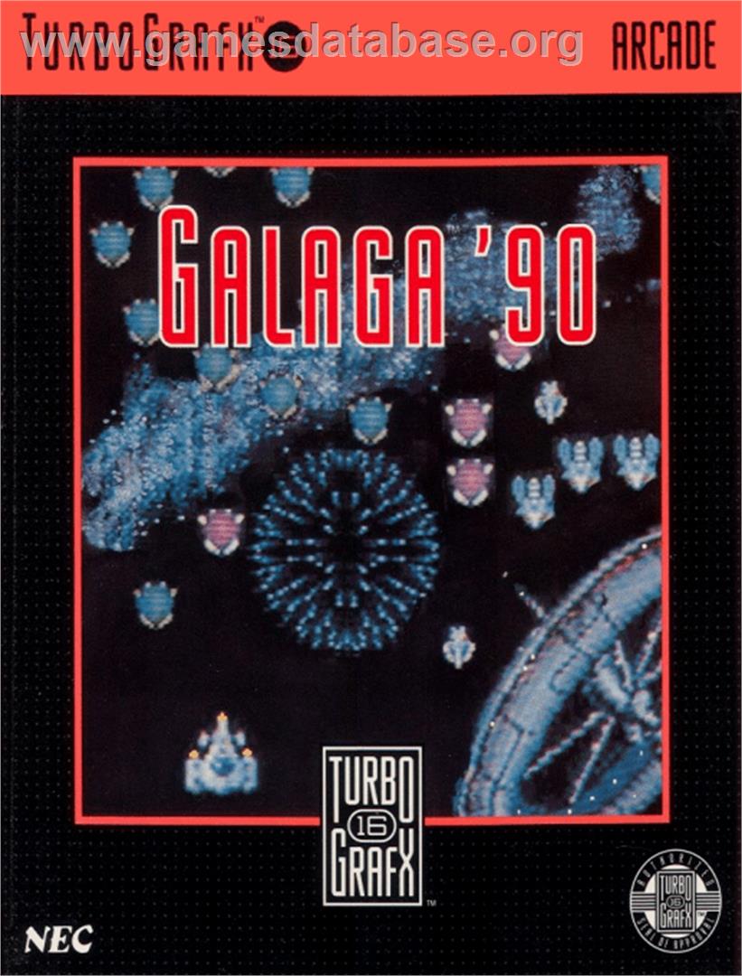 Galaga '90 - NEC TurboGrafx-16 - Artwork - Box