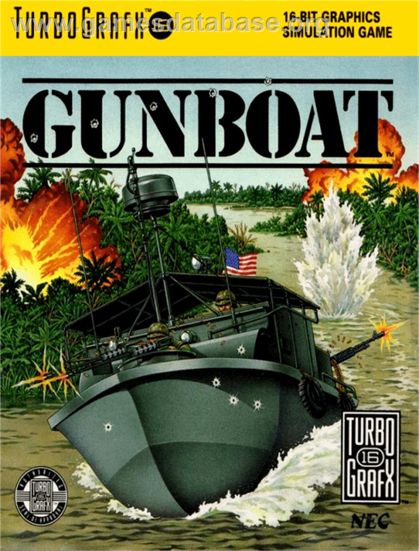 Gunboat - NEC TurboGrafx-16 - Artwork - Box