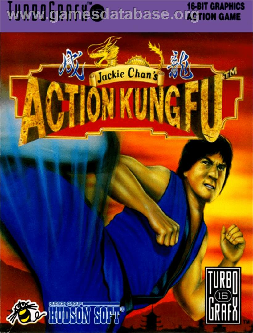 Jackie Chan's Action Kung Fu - NEC TurboGrafx-16 - Artwork - Box