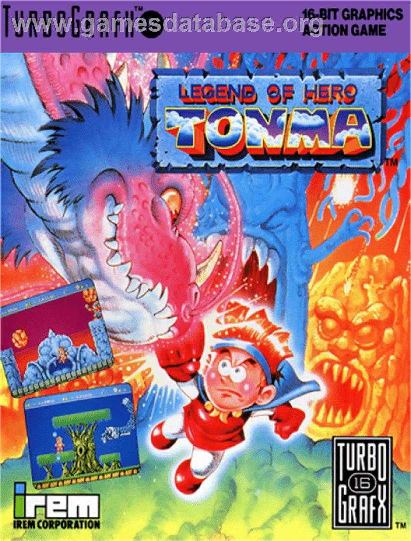 Legend of Hero Tonma - NEC TurboGrafx-16 - Artwork - Box