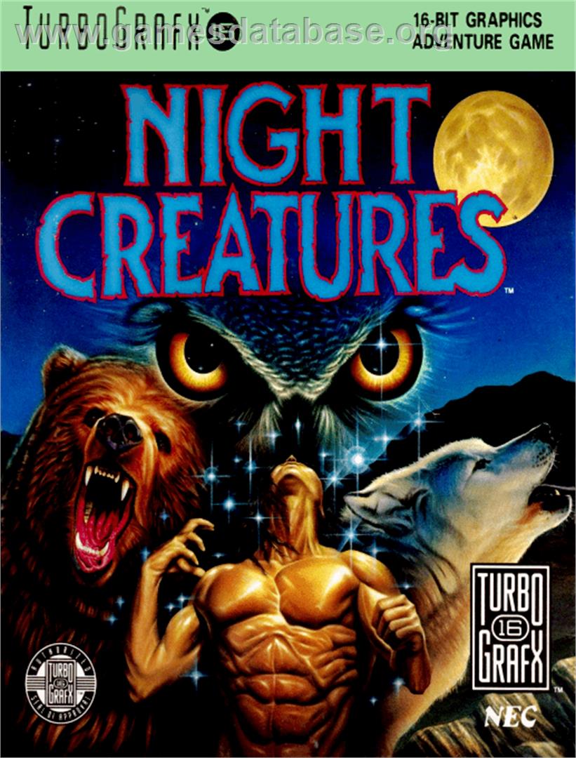 Night Creatures - NEC TurboGrafx-16 - Artwork - Box