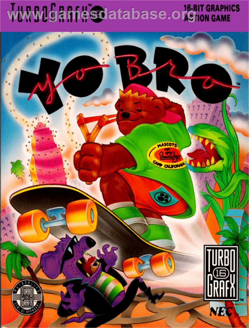 Yo, Bro - NEC TurboGrafx-16 - Artwork - Box