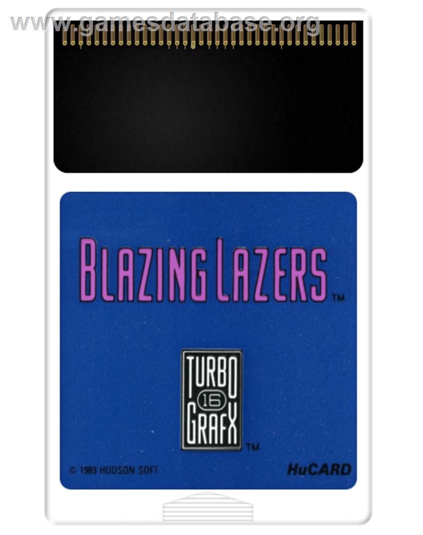 Blazing Lazers - NEC TurboGrafx-16 - Artwork - Cartridge