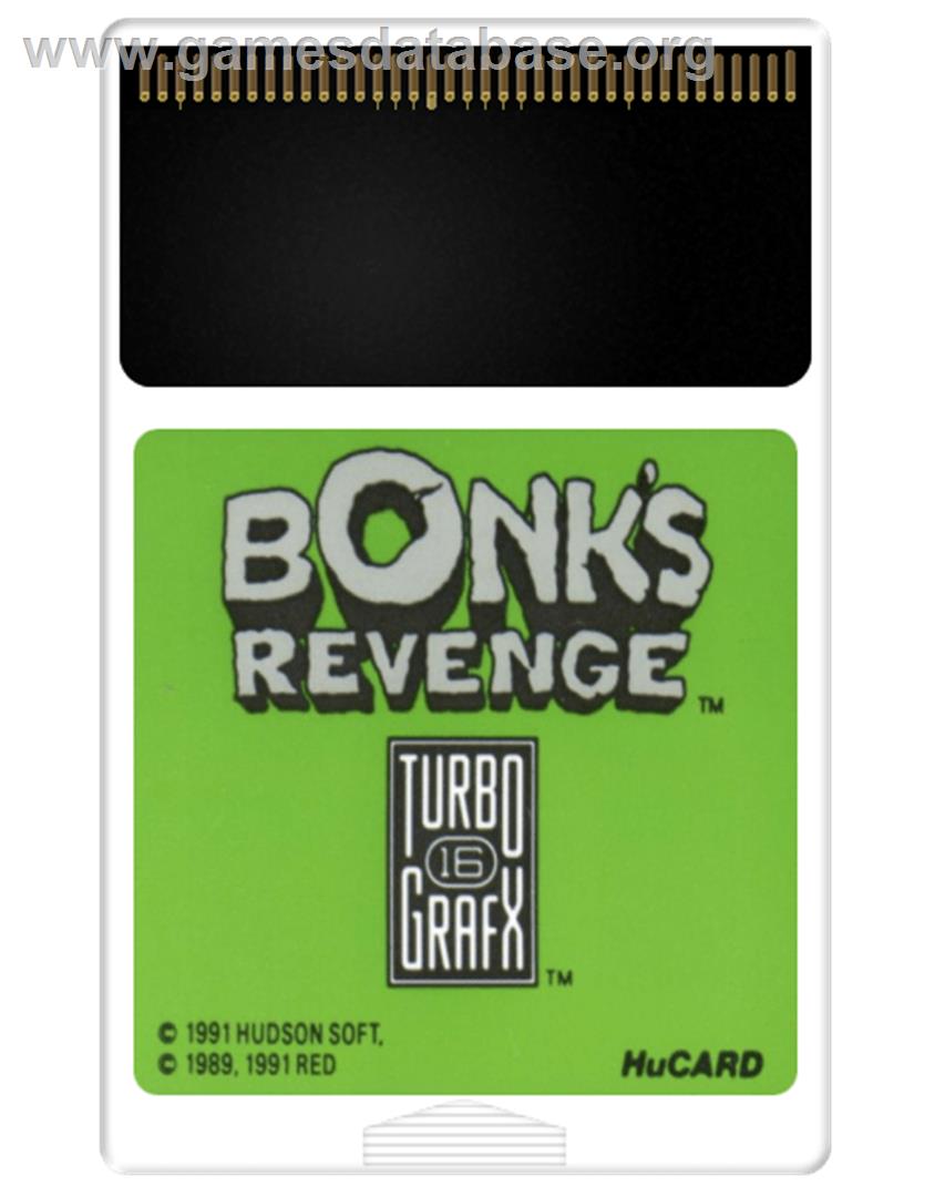 Bonk's Revenge - NEC TurboGrafx-16 - Artwork - Cartridge