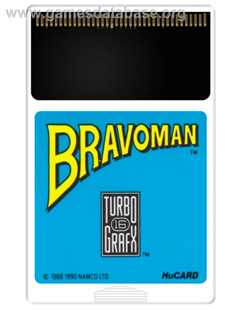 Bravoman - NEC TurboGrafx-16 - Artwork - Cartridge