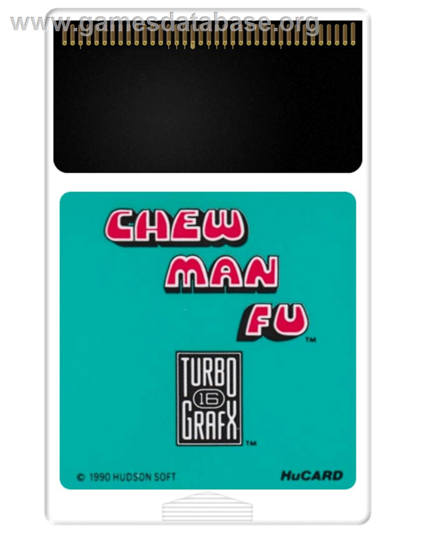 Chew Man Fu - NEC TurboGrafx-16 - Artwork - Cartridge