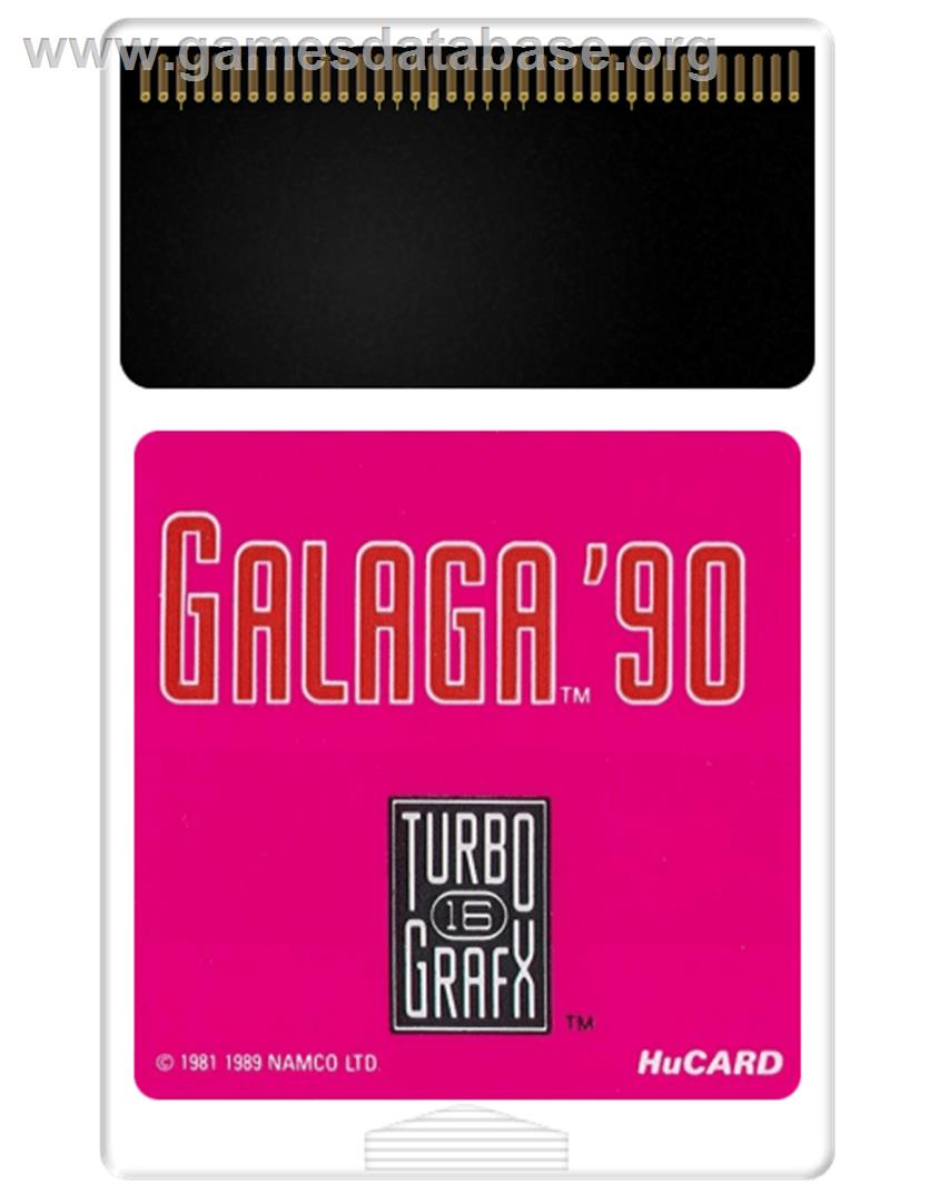 Galaga '90 - NEC TurboGrafx-16 - Artwork - Cartridge