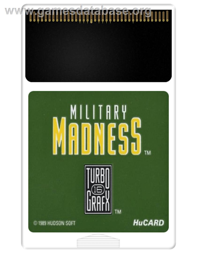 Military Madness - NEC TurboGrafx-16 - Artwork - Cartridge