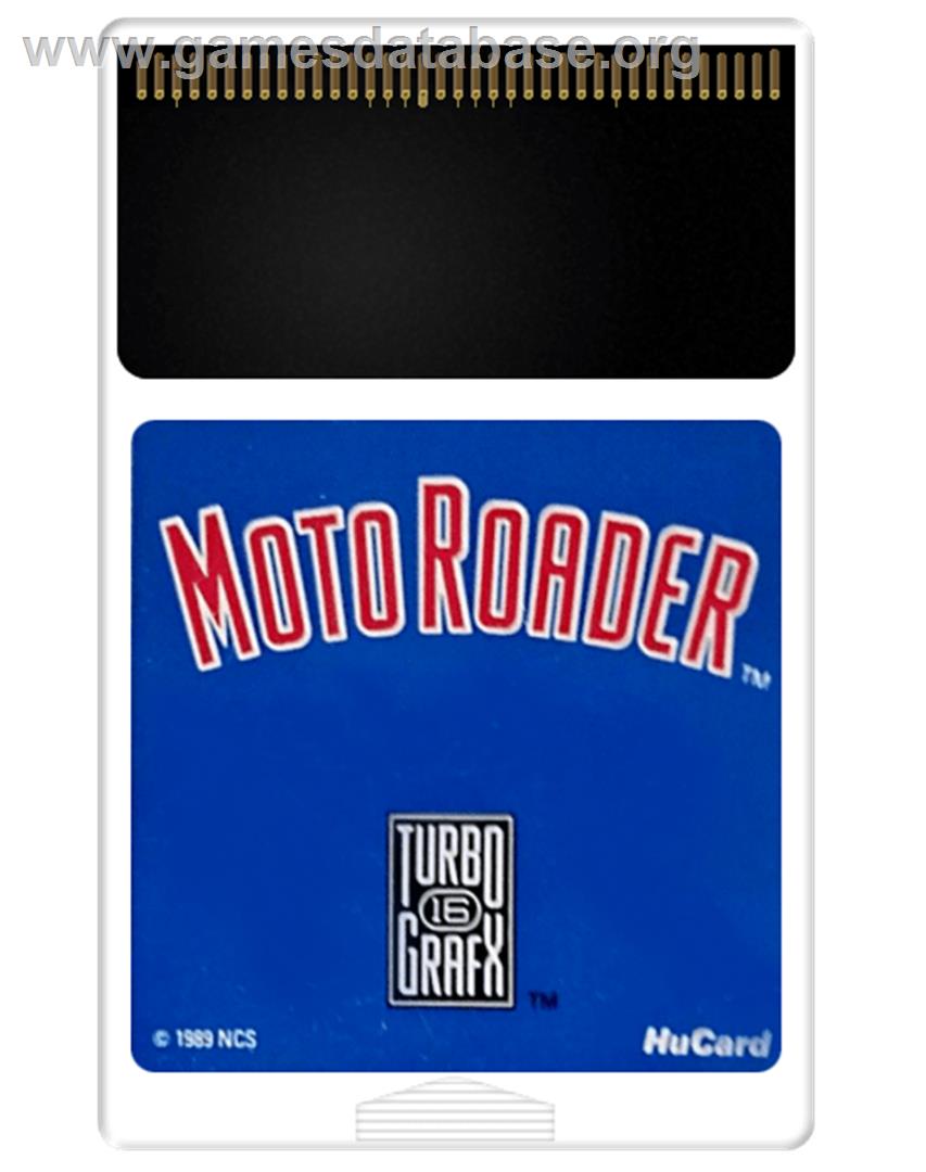 Moto Roader - NEC TurboGrafx-16 - Artwork - Cartridge