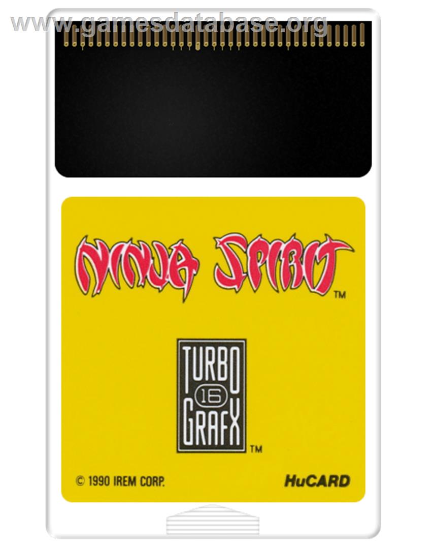 Ninja Spirit - NEC TurboGrafx-16 - Artwork - Cartridge