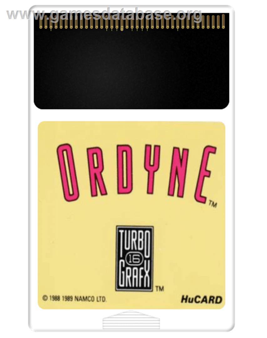 Ordyne - NEC TurboGrafx-16 - Artwork - Cartridge