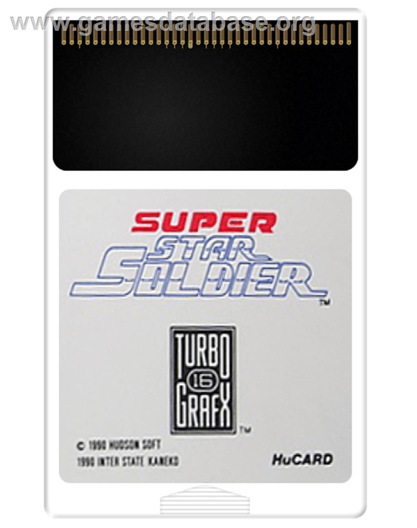 Super Star Soldier - NEC TurboGrafx-16 - Artwork - Cartridge