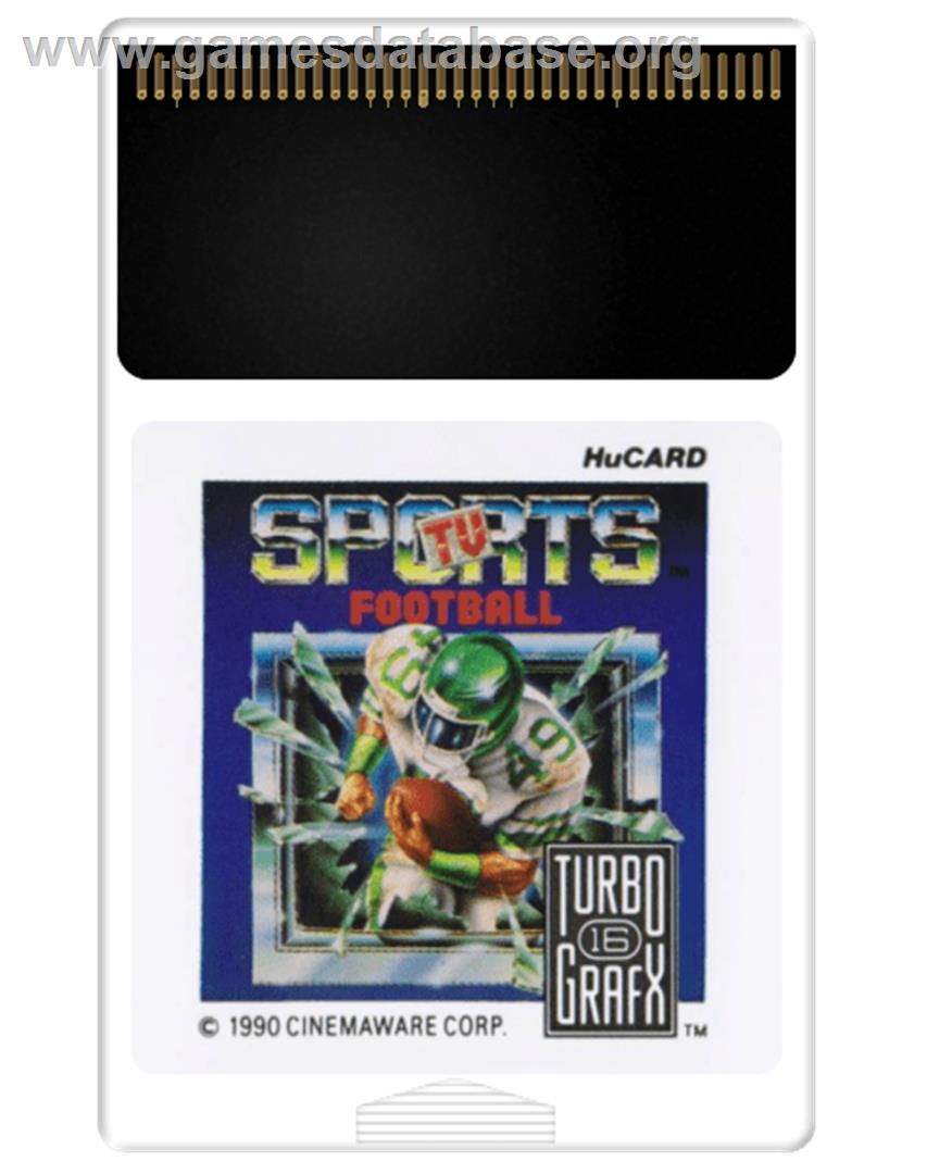 TV Sports: Football - NEC TurboGrafx-16 - Artwork - Cartridge