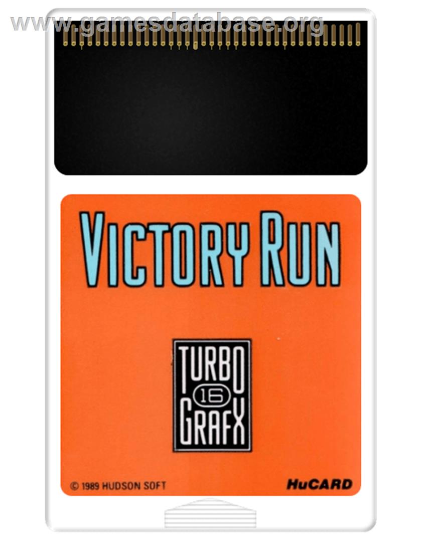 Victory Run - NEC TurboGrafx-16 - Artwork - Cartridge