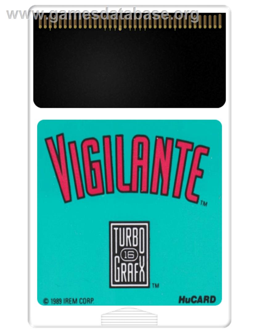 Vigilante - NEC TurboGrafx-16 - Artwork - Cartridge