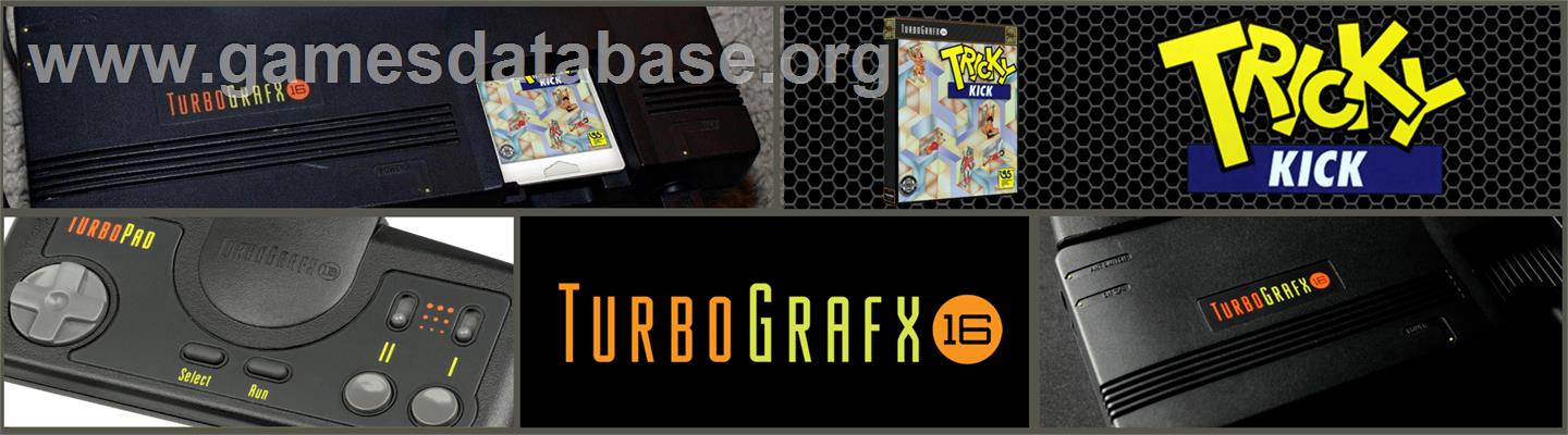 Tricky Kick - NEC TurboGrafx-16 - Artwork - Marquee